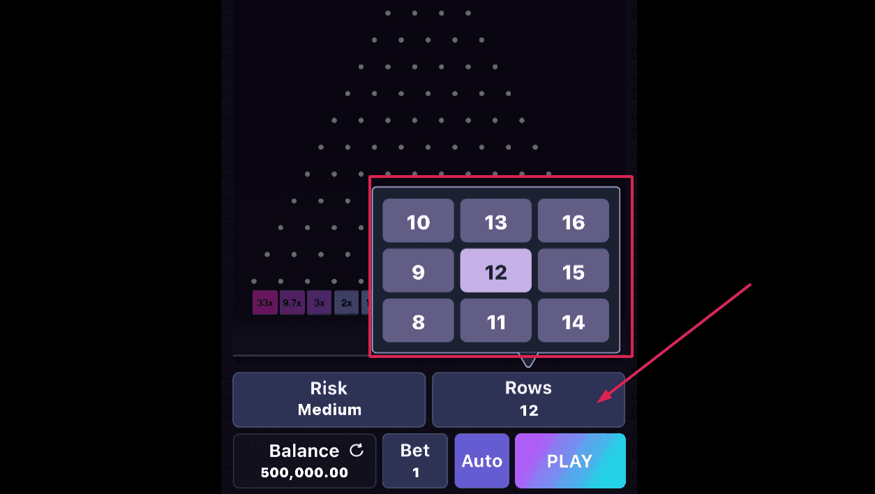 Set the Number of Rows
