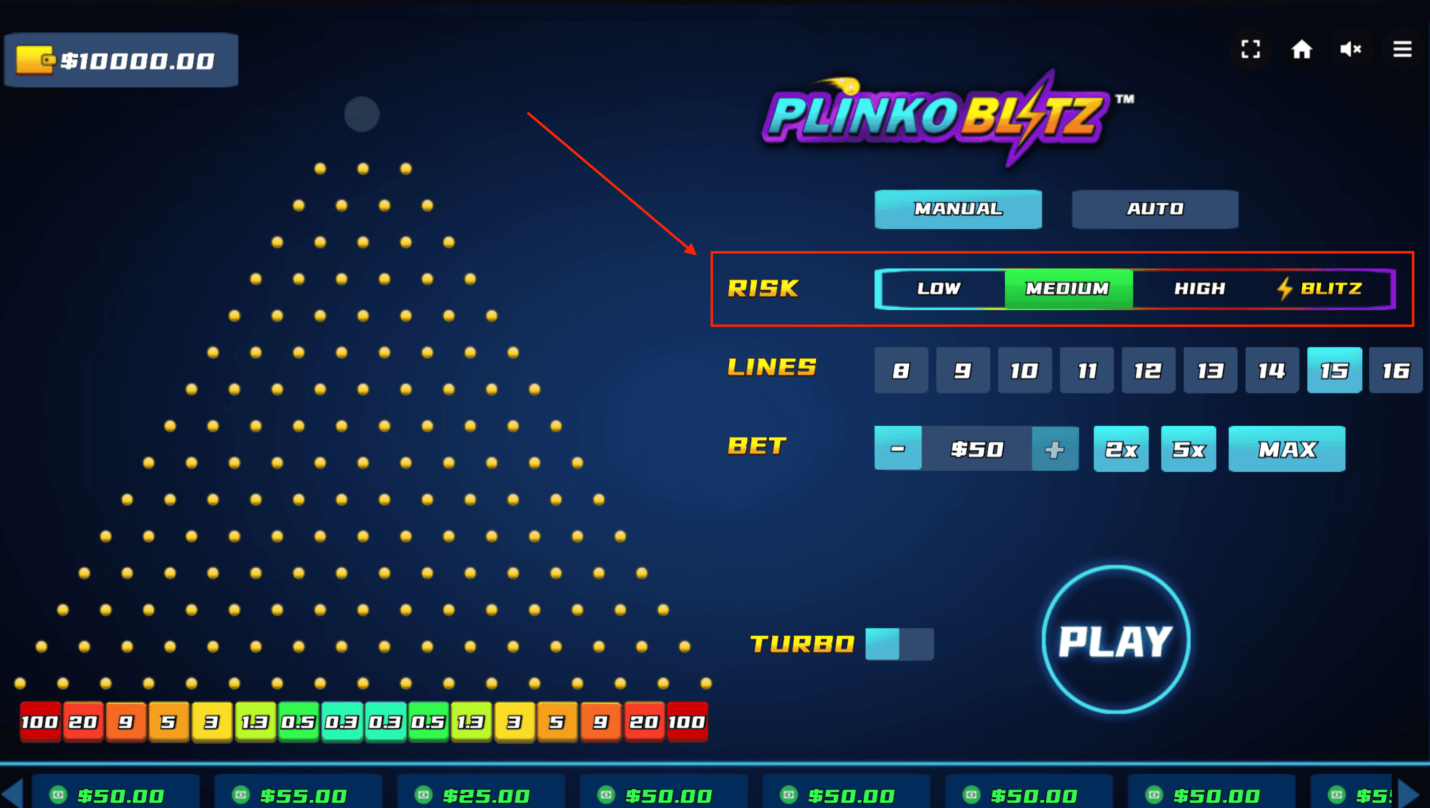 Select Risk Level